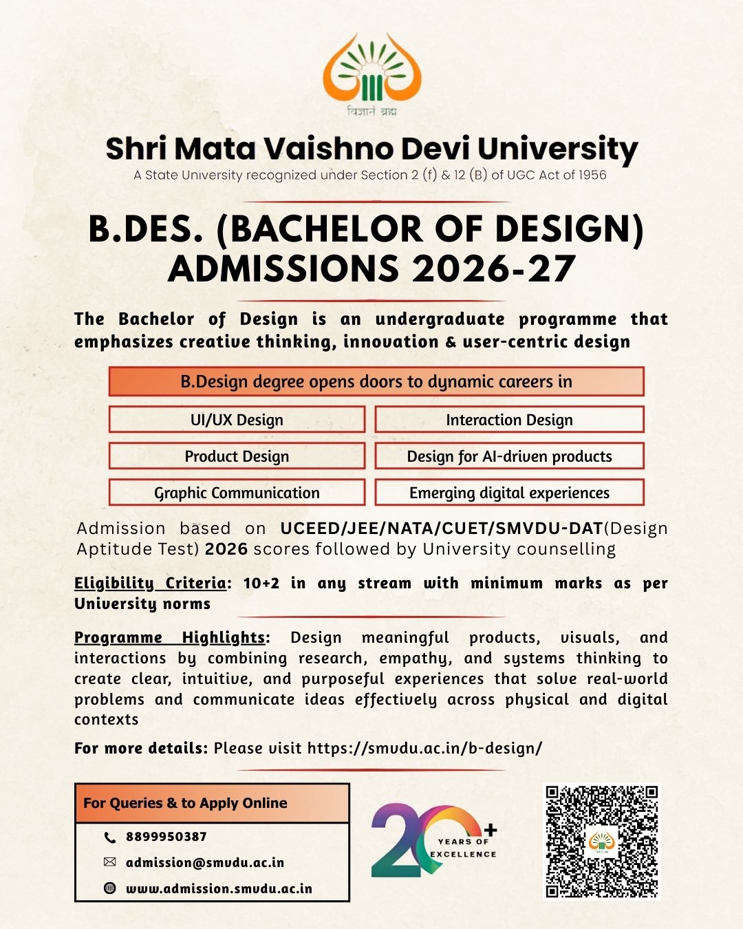 B.TechB.ArchB.Design Ad.
